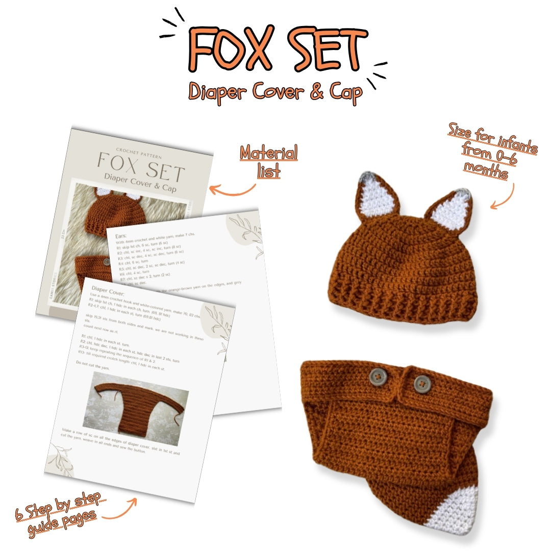 Fox Set Pattern (From 0-6 Month)