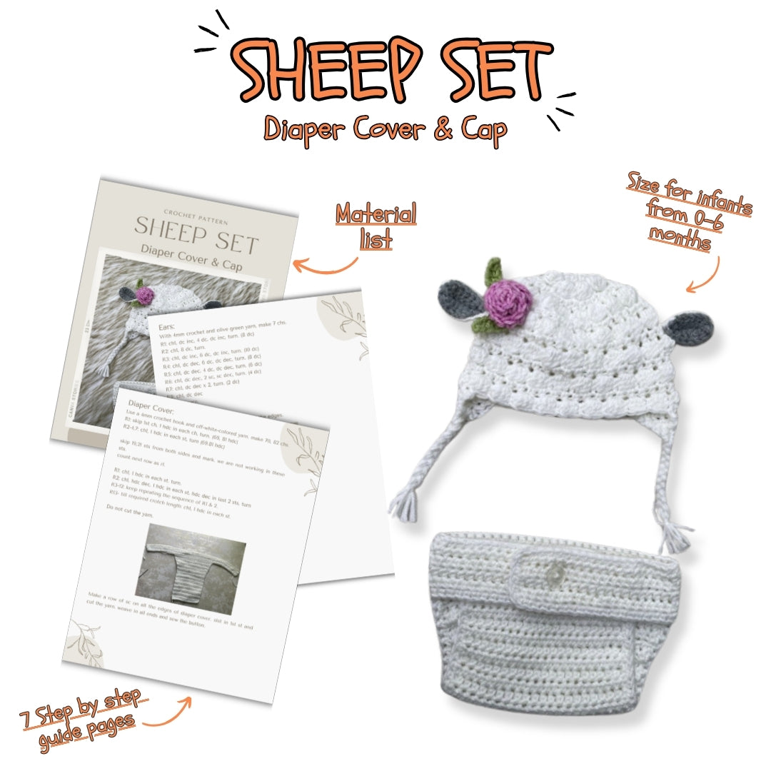 Sheep Set Pattern (From 0-6 Month)